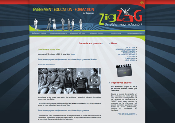 Site Internet de l'édition 2010